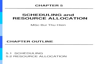 Chapter 5_ Scheduling and Resource Allocation