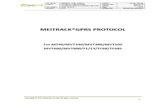 Meitrack Gprs Protocol v1.6