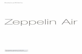Zeppelin Air Manual