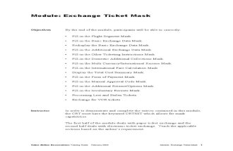Exchange Ticket Mask