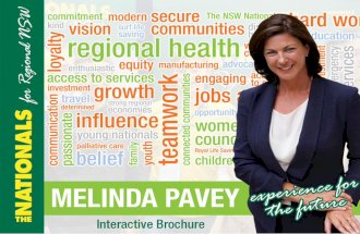 Melinda Pavey Preselection [No Video]