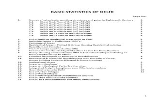 Basic Statistics of Delhi
