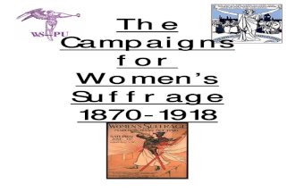 Suffragette Revision Booklet