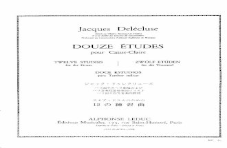 118436416 Delecluse Jacques Douze Etudes