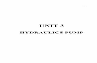 บทที่ 3 Hydraulic Pump
