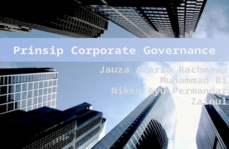 Prinsip Good Corporate Governance