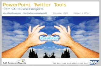 Powerpoint Twitter Tools