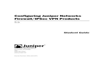 Configuring Juniper Networks FW_VPN
