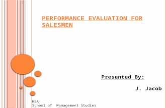 Performance Evaluation for SalesPerson