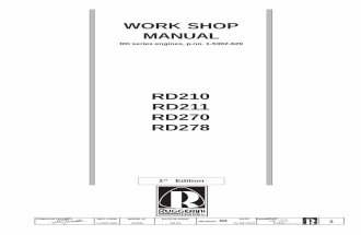 Work Shop Manual RD210
