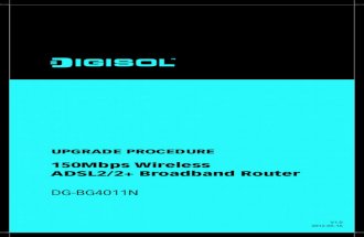 Data Products DIGISOL RANGER Series Downloads Upgrade Procedure for DG-BG4011N