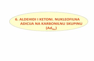 6. Aldehidi i Ketoni