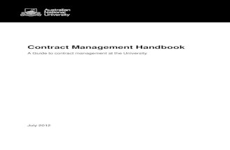 ANU Contract Management Handbook 250712