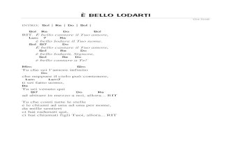 E' Bello Lodarti (SAT)_Gen
