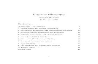 2500 LinguisticsBibliography Annotated