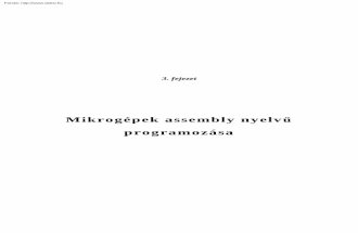 Mikrogepek Assembly Nyelvu Programozasa