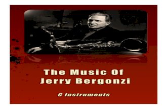 Jerry Bergonzi - The Music of Jerry Bergonzi (C)