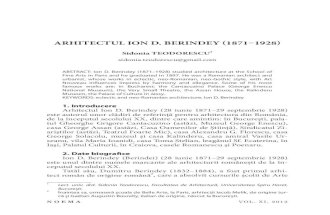 Arhitectul Ion .d Berindey