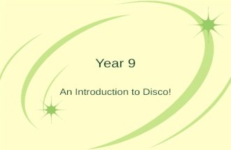 Disco Powerpoint for Y9