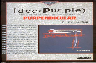 Deep Purple - Purpendicular [JAP] Score (Guitar Tab Songbook