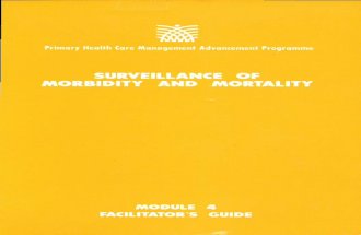 Module 4 Facilitator s Guide Surveillance of Morbidity and Mortality