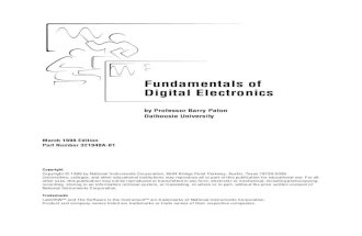 Engineering - Fundamentals of Digital Electronics