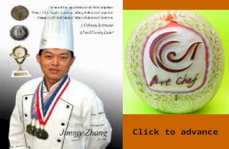 Art Chef Jimmy Zhang-Food Sculptures
