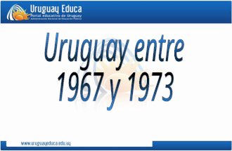 Periodo 1967-1973 Segun ANEP-Codicen (Uruguay)