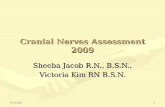 Module 1 Cranial Nerve Assessment