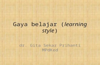 Gaya Belajar (Learning Style)