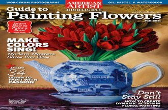 American Artist Highlights Guide to Painting Flowers