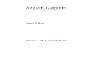 Spoken Kashmiri