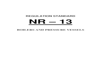NR13 – Boilers and Pressure Vessels (113.000-5)