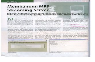 Membangun MP3 Streaming Server