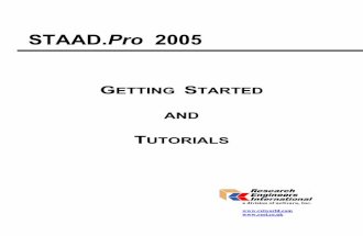 24205007 Getting Started STAAD 2005