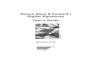 SSF User's Guide - Secure Store & Forward Digital Signatures User's Guide