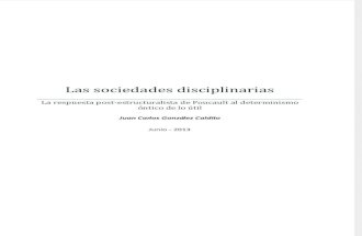 Foucault: Las Sociedades Disciplinarias