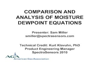 AGA 2011 PPT Comparison of Dewpoint Methods Natural Gas
