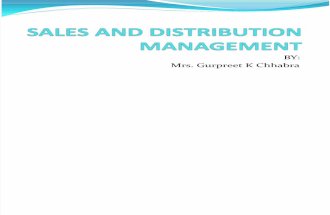 Sales and Distribution Management Unit-1