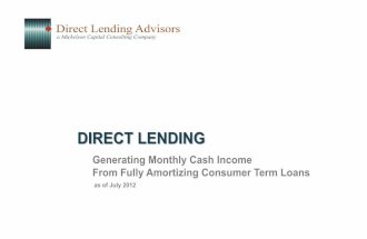 1. Direct Lending Fund General Fund Presentation v2
