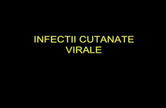 Infectii virale cutanate