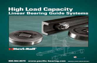 Linear bearing  guide system CRT Hevi Rail