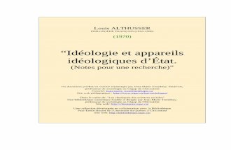 Althusser, Louis - L'Ideologie et les Appareils ideologiques de l'État.