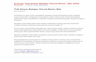 91257261 eBook Tutorial Dasar Visual Basic Net 2010