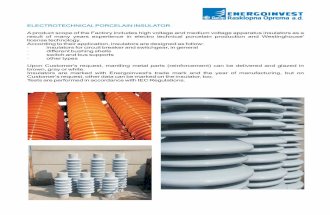 Energoinvest RaOp - Catalogue porcelain insulators