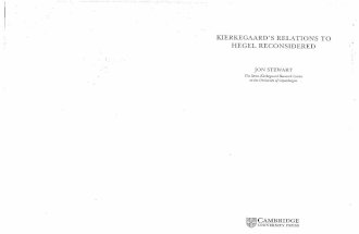 kierkegaard-Kierkegaard's Relation to Hegel Reconsidered.pdf