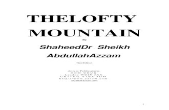 The Lofty Mountain by Abdullah Azzam