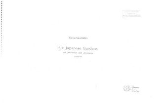 Saariaho - Six Japanese Gardens (Percussions)