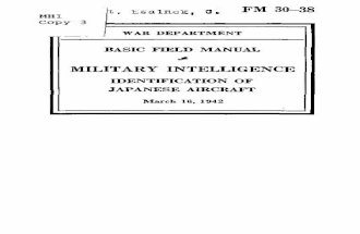Basic Field Manual: Military Intelligence, Identification of Japanese Aircraft