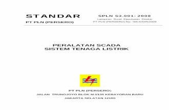 Spln s3.001 2008 Peralatan Scada PLN